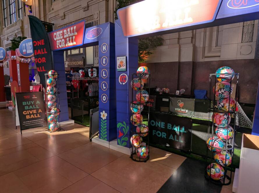 One Ball for All mini pitch at Union Station