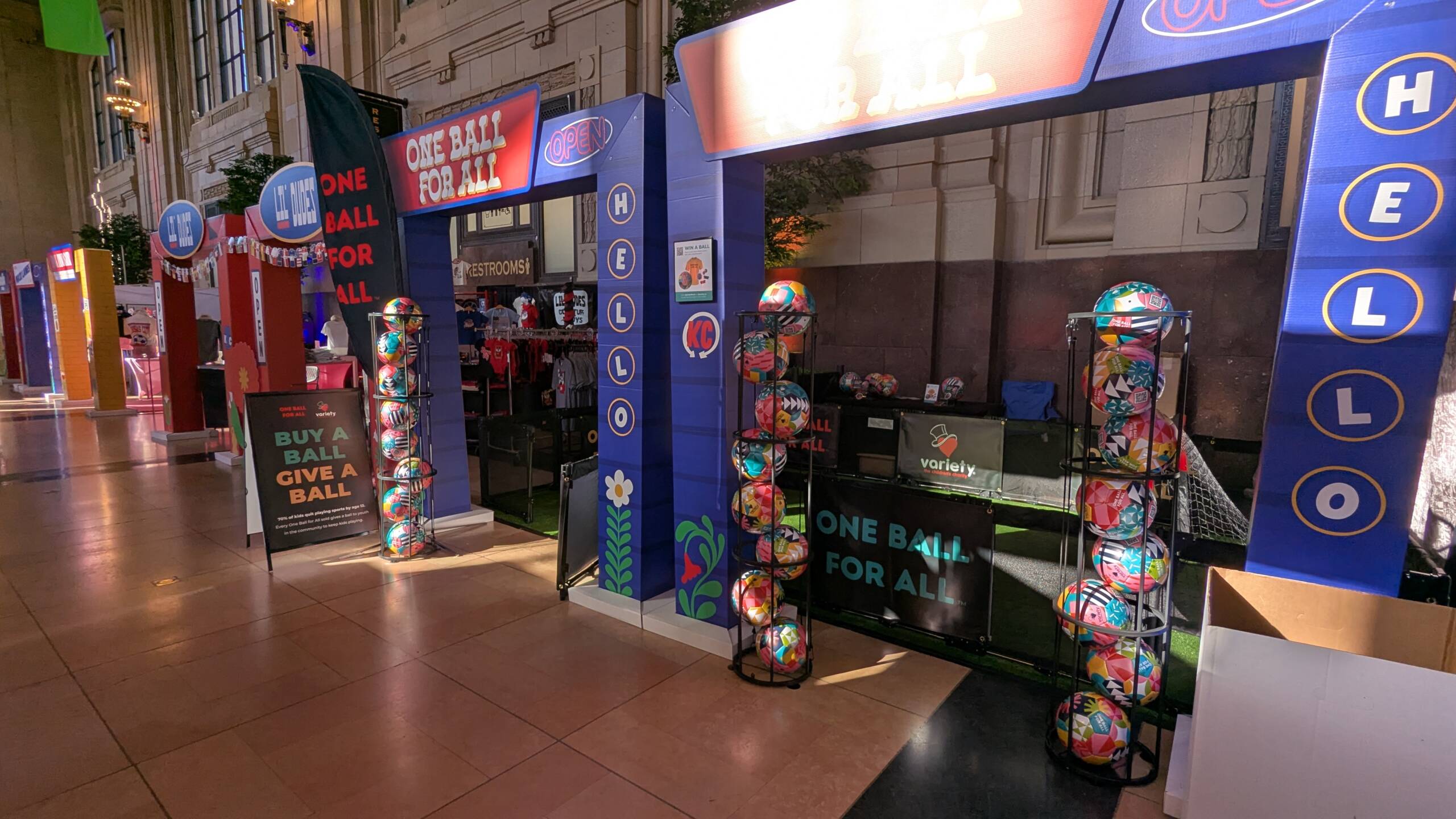 One Ball for All mini pitch at Union Station
